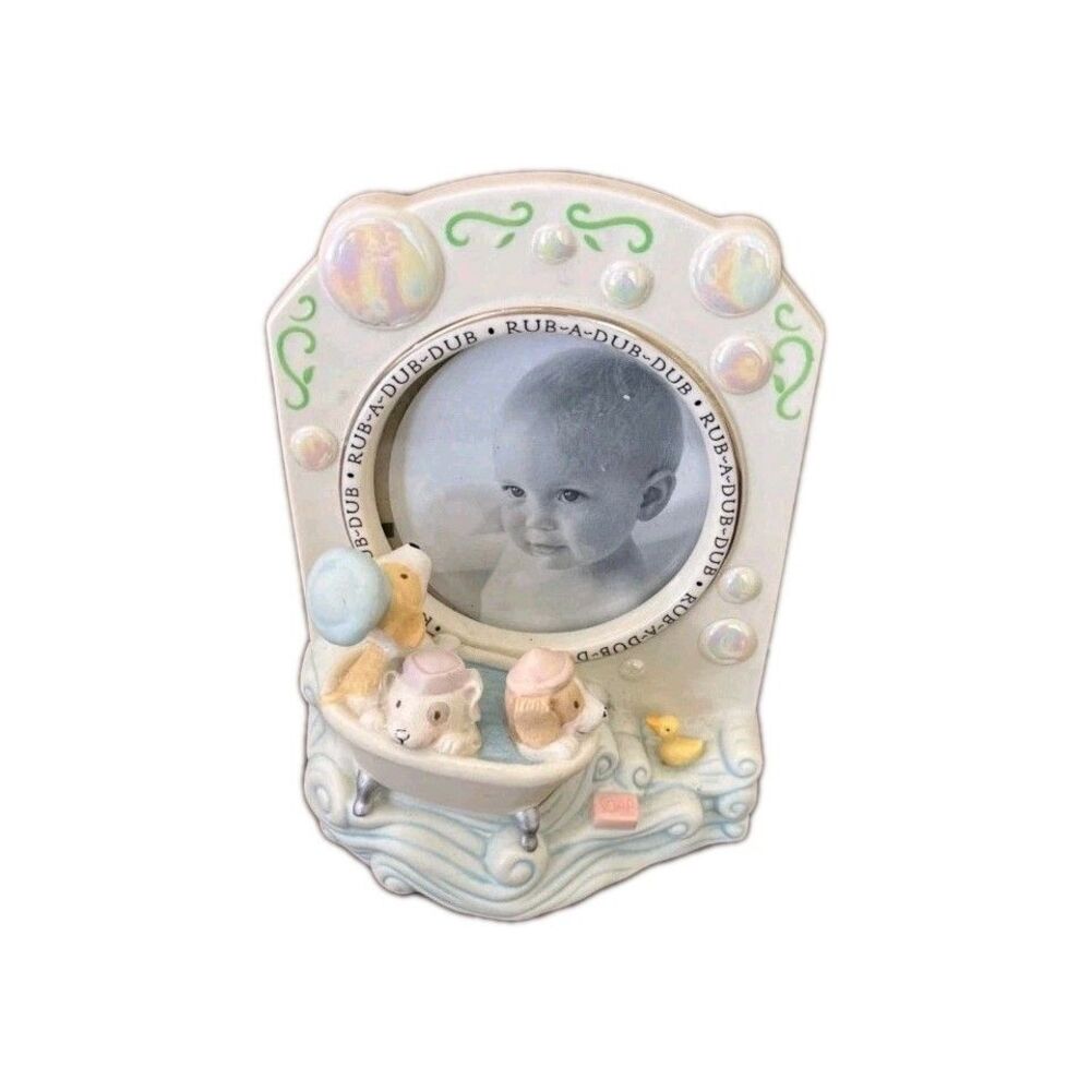 Hallmark Keepsake Rub-A-Dub-Dub Bath Time Baby's Special Moment Picture Frame